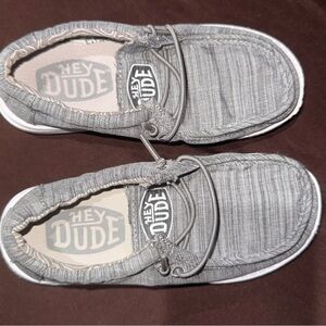 Hey Dude Charcoal Slip-On Shoes